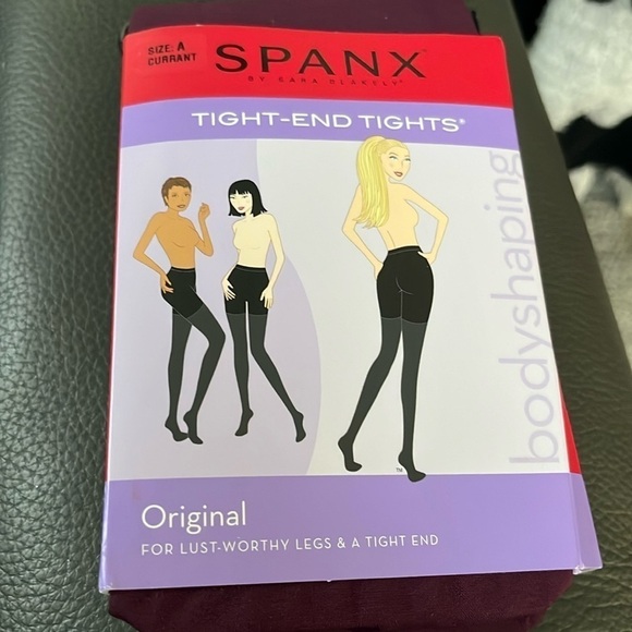 NWT Spanx tight and tights color maroon size A - Picture 1 of 2